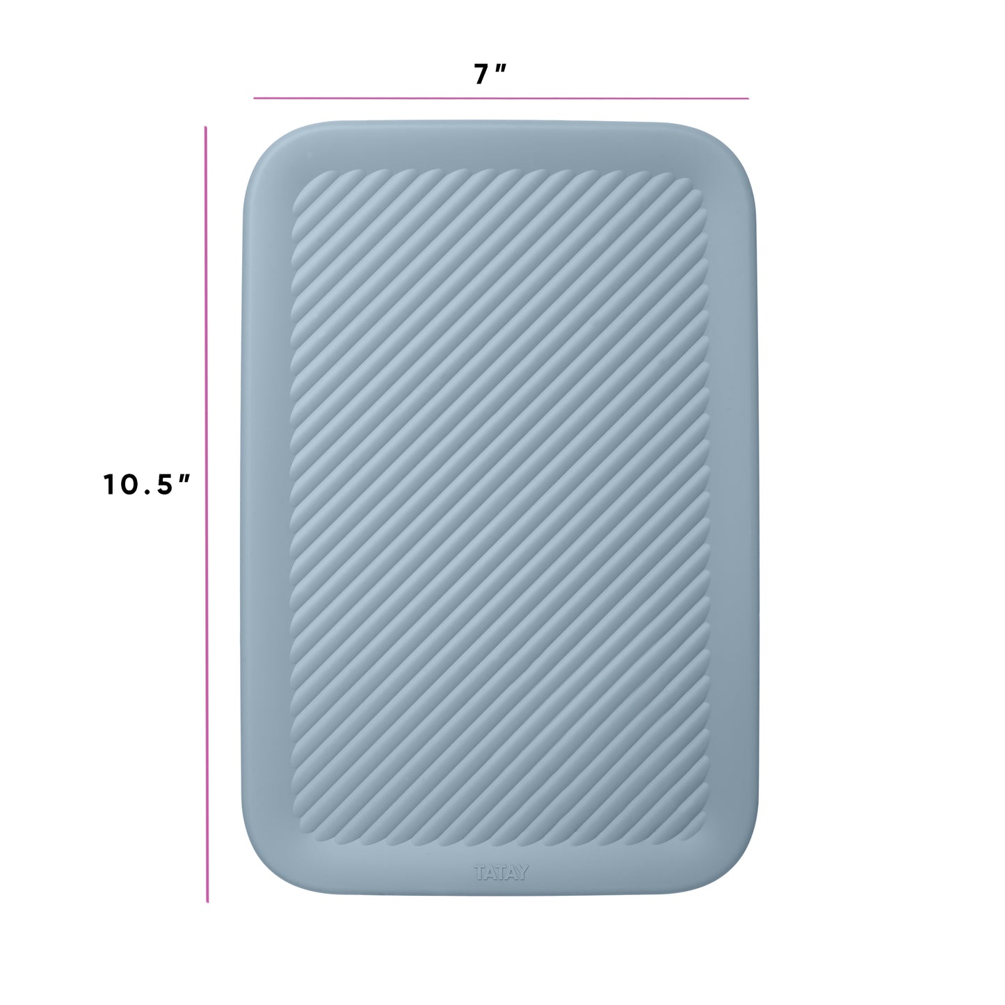 5 Liter Lid for Ribbed Bin Blue