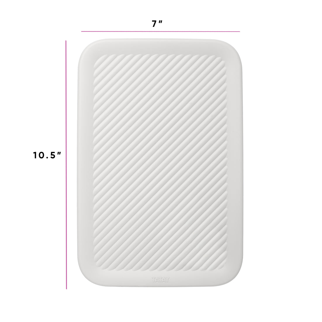 5 Liter Lid for Ribbed Bin White