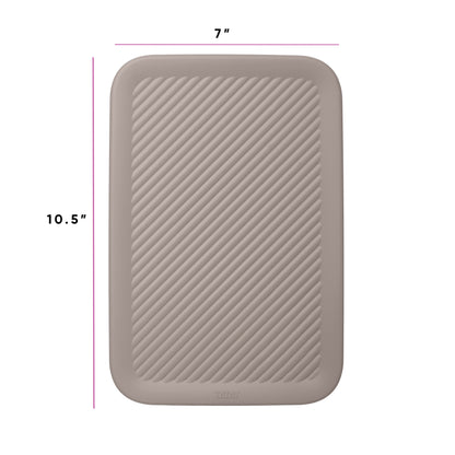 5 Liter Lid for Ribbed Bin Taupe