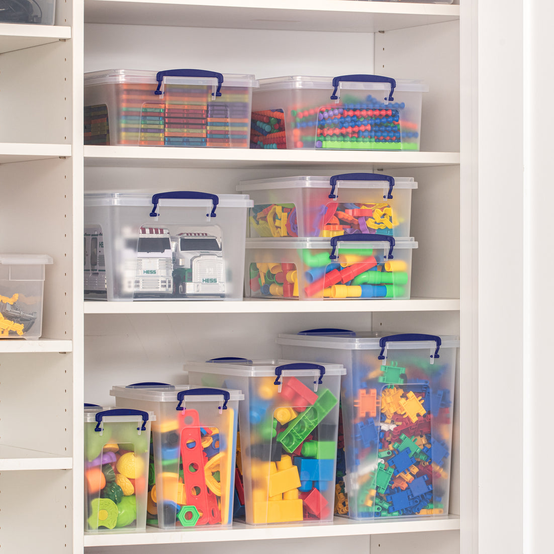 Storage Container (22 Qt) Plastic Storage Bin with Lid
