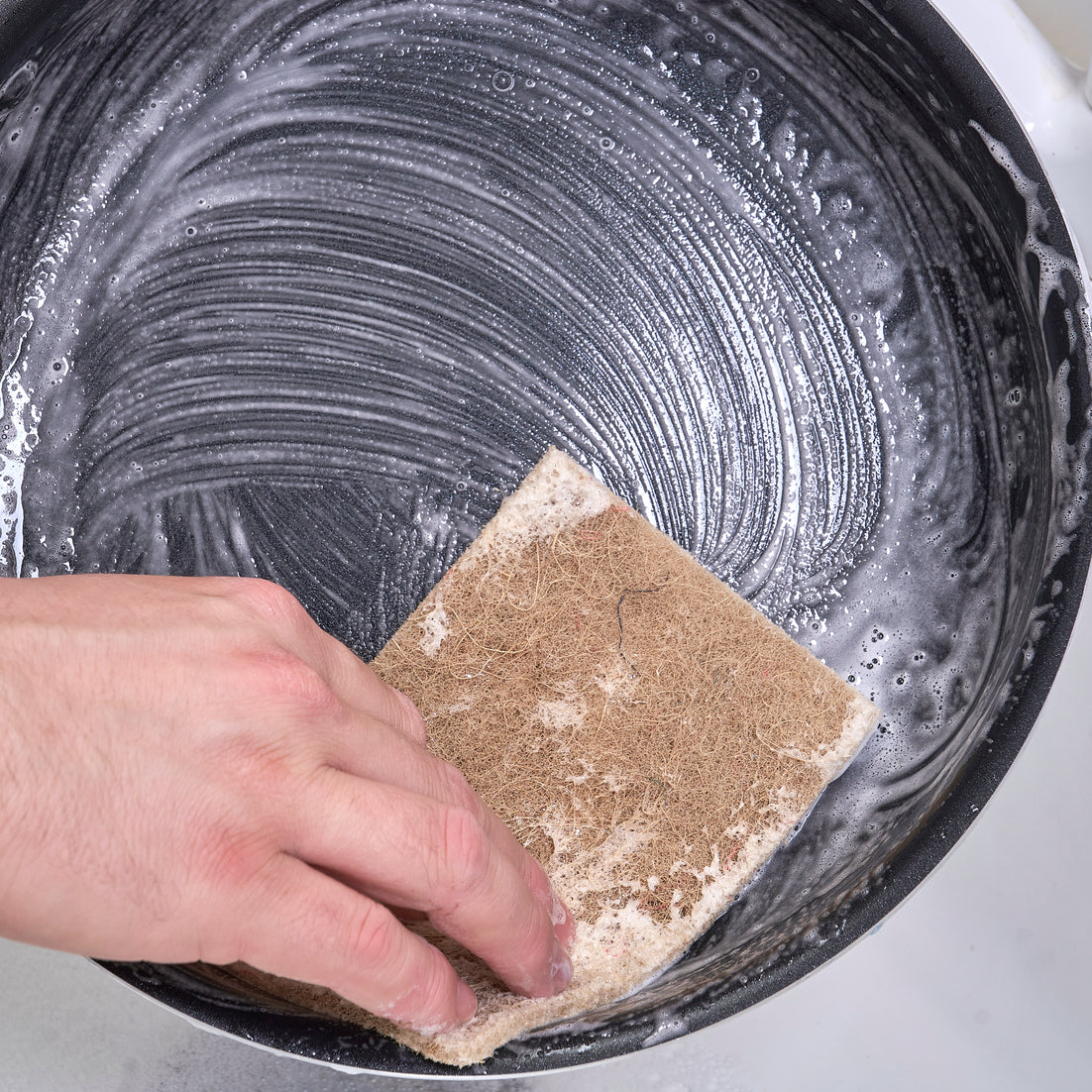 Natural Sisal Scrubbing Pads, 3 Pack