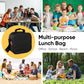 Insulated Lunch Bag with Food  Containers, Black