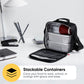 Insulated Lunch Bag with Food  Containers, Black