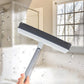 All-Purpose Rubber Broom and Squeegee, Grey