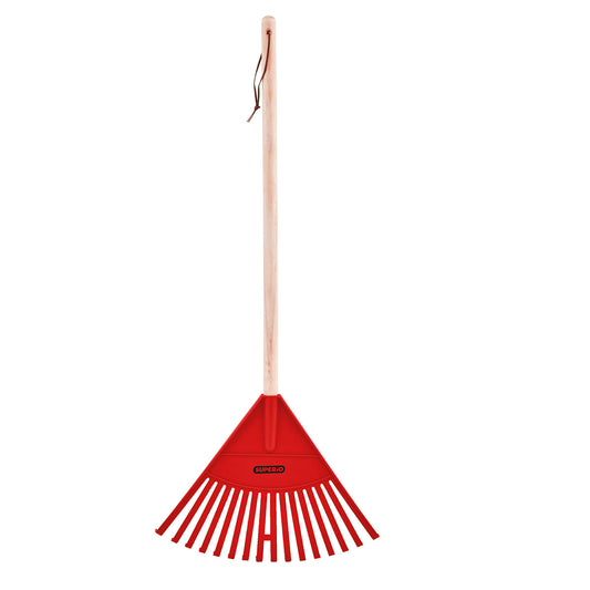 34" Red Kids Garden Rake