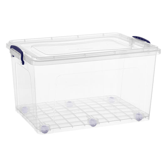 Superio Clear Plastic Storage Bin with Lid, 3 Qt, Non-Toxic, BPA Free, Odor  Free, Organizer Storage Box, Stackable Plastic Tote for Home, Garage