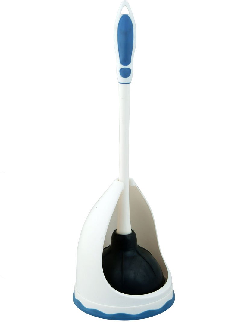 Toilet & Sink Plunger with Caddy