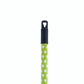 Upright Broom with Polka-Dot Design and Metal Handle.
