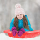 Torpedo Snow Sled for Kids and Adults, 46", Red