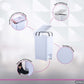 Slim Pedal Trash Can, 64 Qt - White