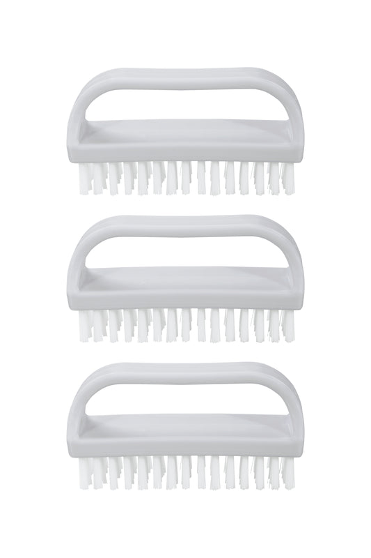 Nail  Brush White (3 Pack)