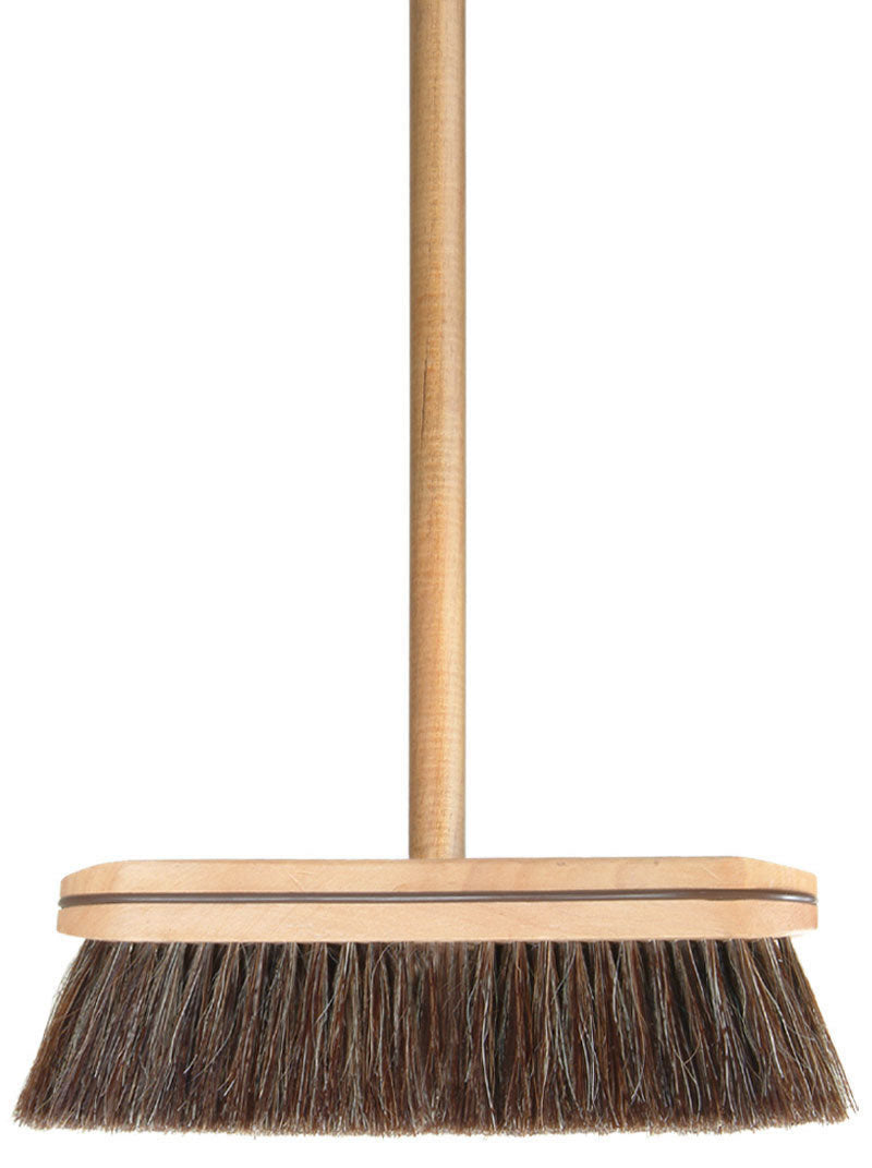 Horsehair Broom, with 48" Wooden Handle