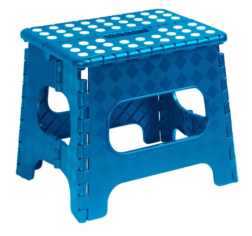 Folding Step Stool with Anti-Slip Surface  11"