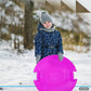 Superio Round Avalanche Snow Saucer Sled, 26:, Fuchsia Pink
