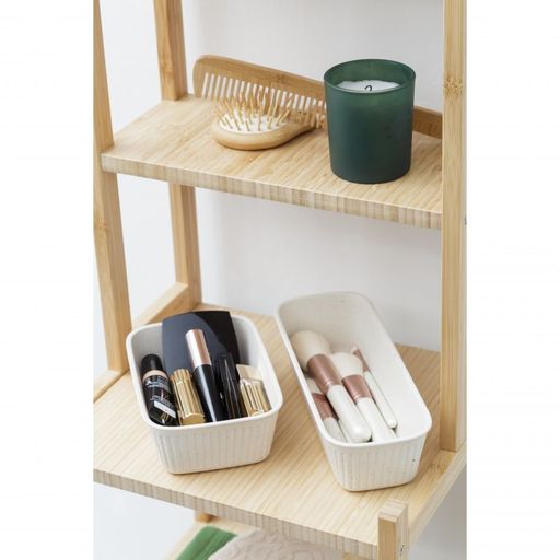 Set of 5 Ribbed Storage Bin Ecohome