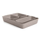 Set of 5 Ribbed Storage Bin Taupe
