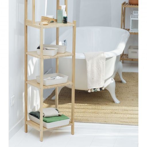 Set of 5 Ribbed Storage Bin Ecohome