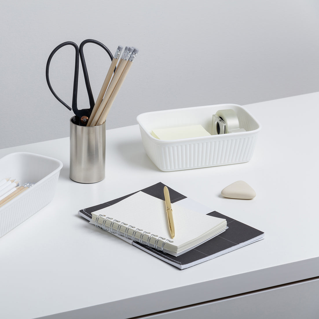 Drawer and Desk Organizer Tray, Set of 4