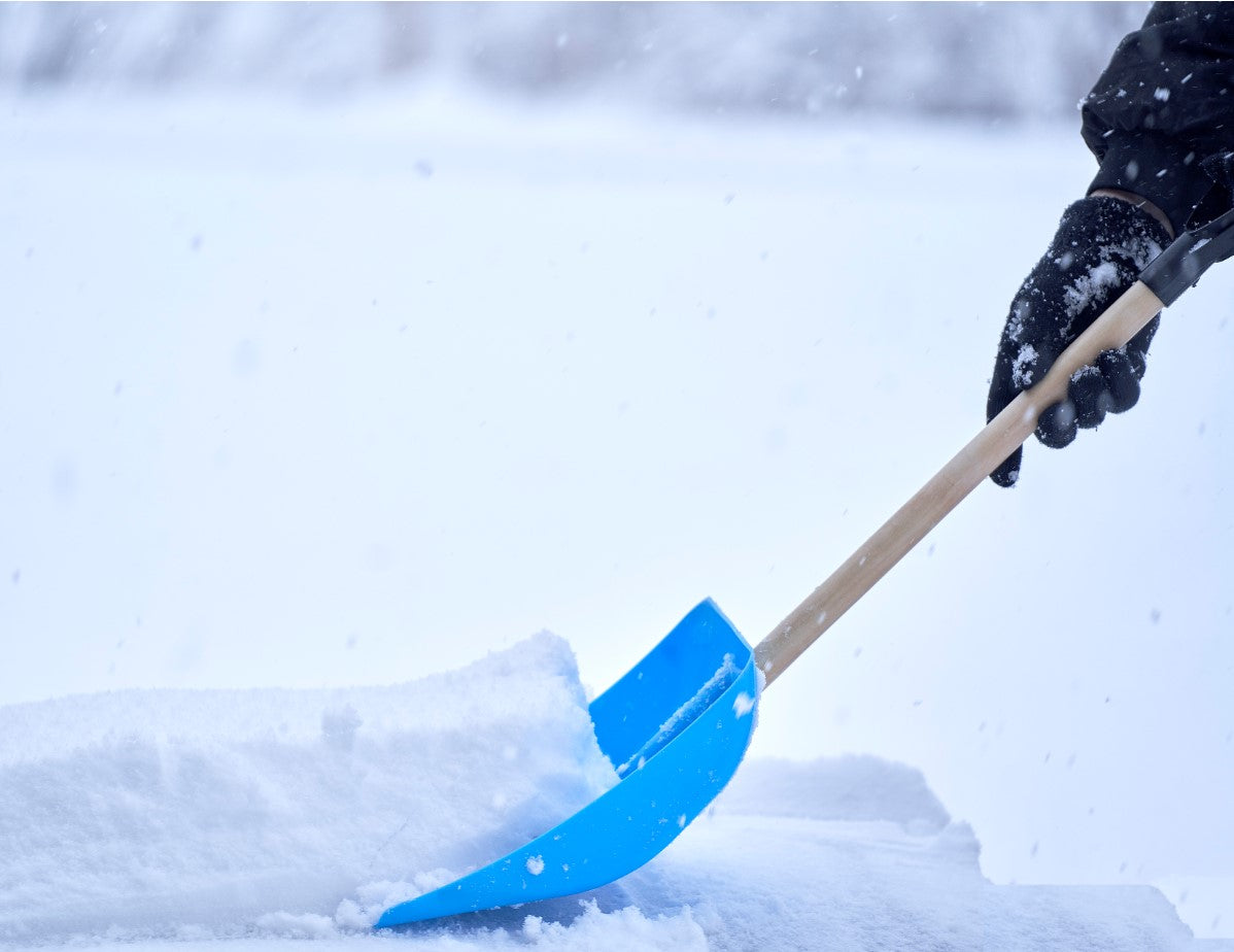 Steps Shovel with Wooden Handle