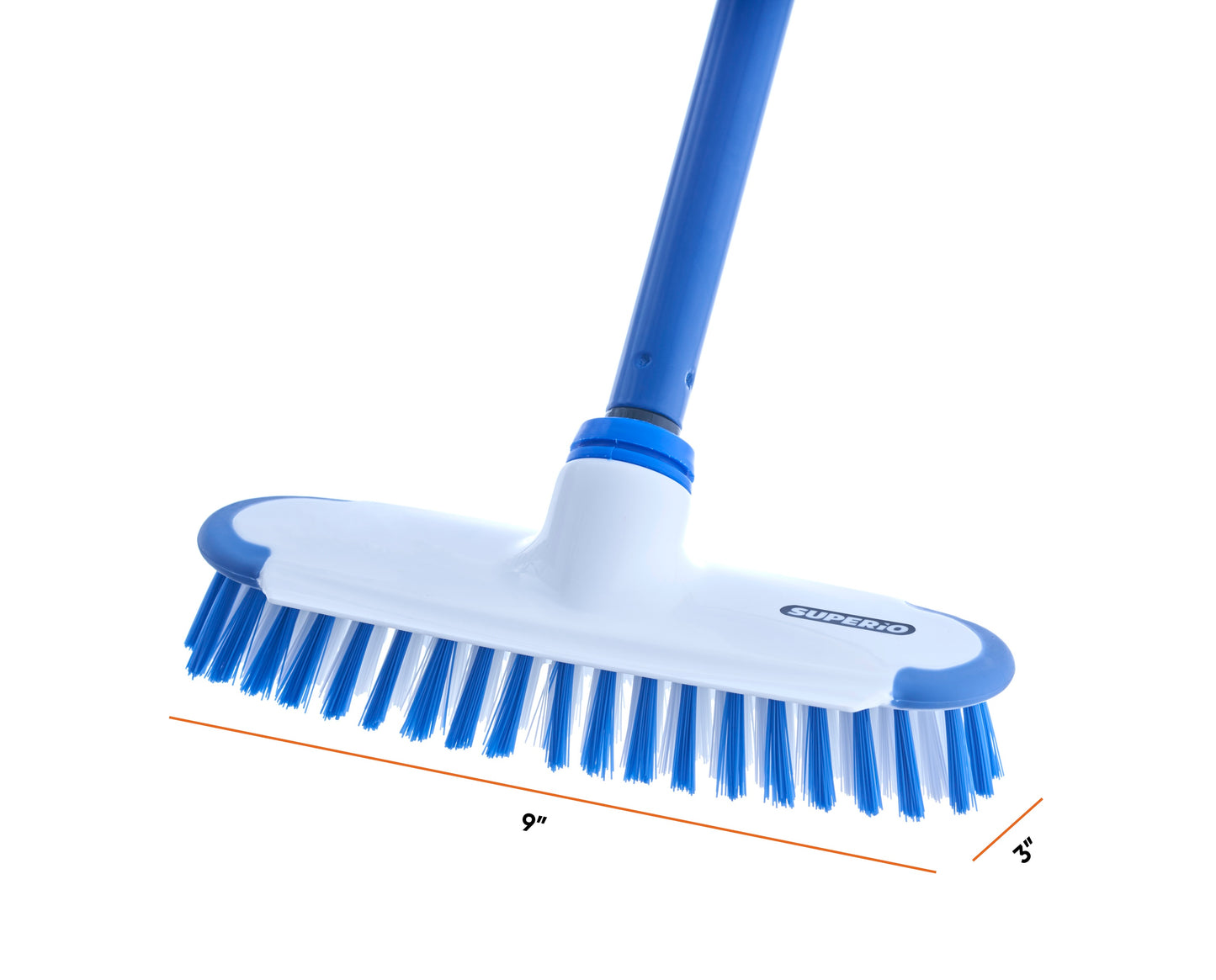 Deck Scrub Brush with 54” Long Handle